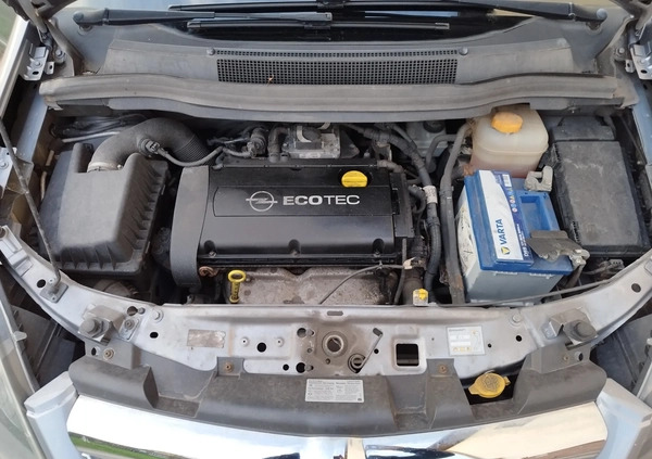 Opel Zafira cena 12900 przebieg: 217500, rok produkcji 2007 z Poniatowa małe 326